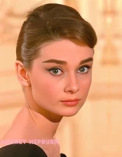 AUDREY HEPBURN #232 BEAUTIFUL COLORIZED PHOTO 11 X 8.5 SHIP FREE