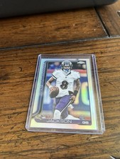 2025 Topps Chrome Lamar Jackson Refractor