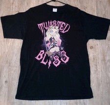 Alexa Bliss T-Shirt Twisted Bliss WWE Wrestling Authentic 2022 Size Large Black