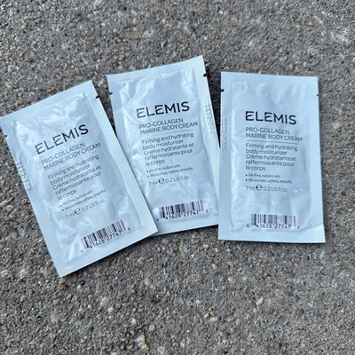 ELEMIS PRO COLLAGEN FIRMING AND HYDRATING MARINE BODY CREAM 7ML SAMPLE  (3 PACK)