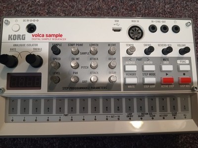 Korg volca sample Digital Sampler & Step Sequencer, 10-Ch, Reverb, Tabletop