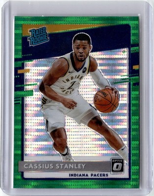 2020-21 Donruss Optic #199 Cassius Stanley Green Pulsar