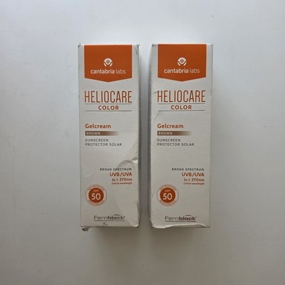 Cantabria - Heliocare - Color Gelcream Brown - Sunscreen SPF 50 - 50 ml - 2 Pack