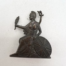 Genuine The Norfolk Regiment Officers Bronze Cap Badge