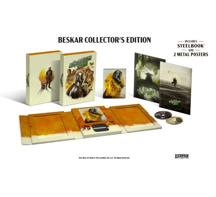 Star Wars The Mandalorian and Grogu Beskar Coll. Ed [Blu-ray] Sent Sameday* - Image 4