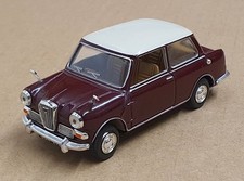 Matchbox 1/43 Scale VEM05-M - 1962 Wolseley Hornet - Maroon/Ivory