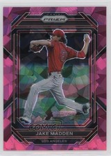 2023 Panini Prizm Pink Ice Prizm Jake Madden #61 1cg0