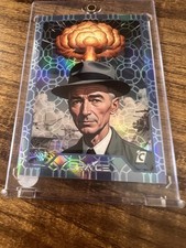 J Robert Oppenheimer /199 Space Holo Currency Card #75 Rare 177/199
