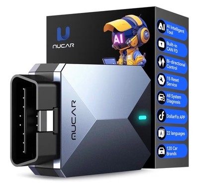 AI-Assisted OBD2 Scanner Bluetooth Lifetime Update, BT200 MAX Compatible with EL