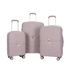 3-Piece ABS Spinner Luggage Set: 20"/24"/28", TSA Lock.