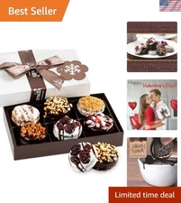 12 Flavor Gourmet Chocolate-Covered Cookies Gift Box - Perfect Holiday Surprise