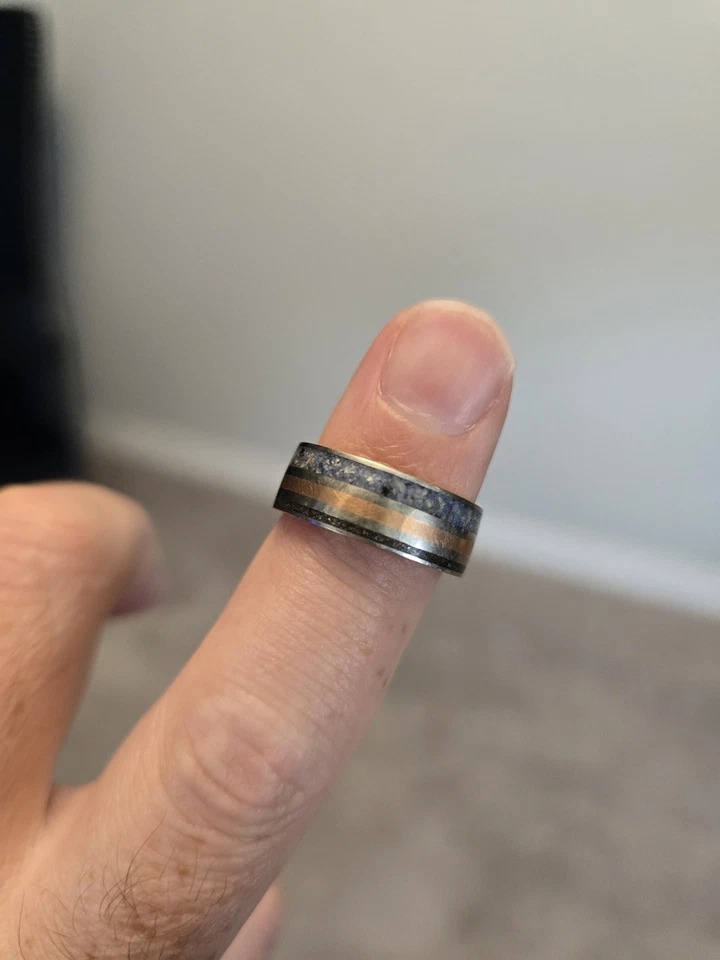 anel de ouro e dinossauro, meteorito - Imagem 3 de 4