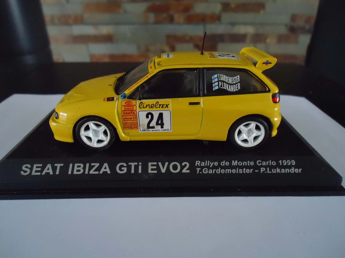 Seat Marbella 1987 Miniature Ixo 1/43 Jaune – Collection Altaya, Boîte Intacte