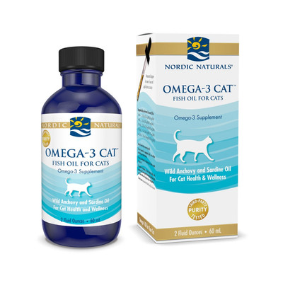 Nordic Naturals Omega 3 Cat - Omega-3s EPA & DHA Fish Oil For Cats, 2 Oz