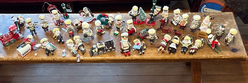 Set Of 37 Hershey’s Chocolate Town U.S.A. Ornaments Kurt Adler Taiwan