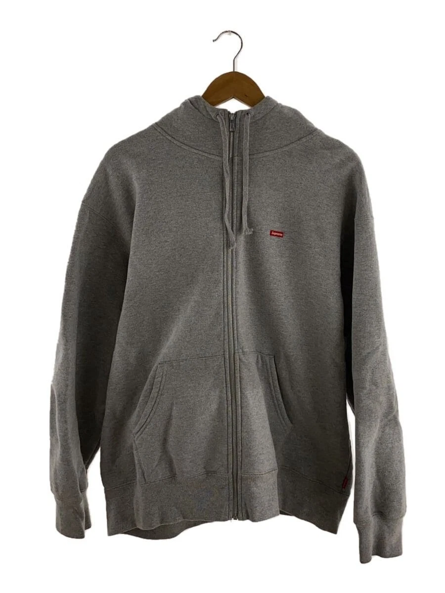 Sweat à capuche zippé Supreme gris L occasion
