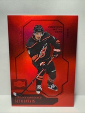 2024-25 Skybox Metal Universe - Seth Jarvis #12 Precious Metal Gems Red /100