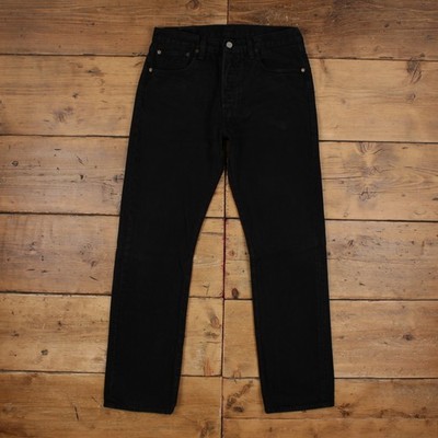 Levis 501 Jeans 32x32 schwarz Regular Straight Stonewash Red Tab Denim