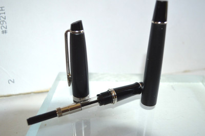 Waterman Paris Expert flat blk M tip Fountain pen