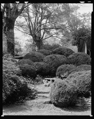 Hickory Nut Gap Buncombe County North Carolina 1938 Sherrill Inn Garden