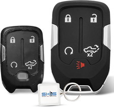 Key Fob Shell Replacement Smart Remote Case 5 Buttons For 2019-2024 Gmc Chevy