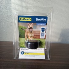 PETSAFE Stay and Play WIRELESS FENCE RECHARGEABLE COLLAR PIF00-14288 Sealed