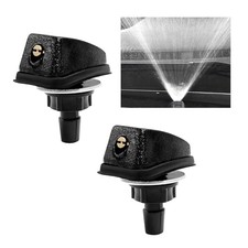 2PCS Car Front Windshield Washer Nozzle, Adjustable Fan-Shaped Automotive