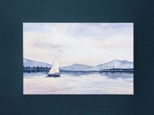  Originales Gemälde, Aquarell / Watercolor painting /Artwork, Kunstmalerei, Bild