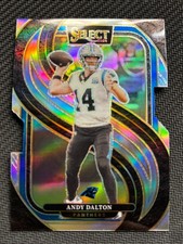 2024 Panini Select - Premier Level Andy Dalton Silver Prizm Die-Cut Panthers