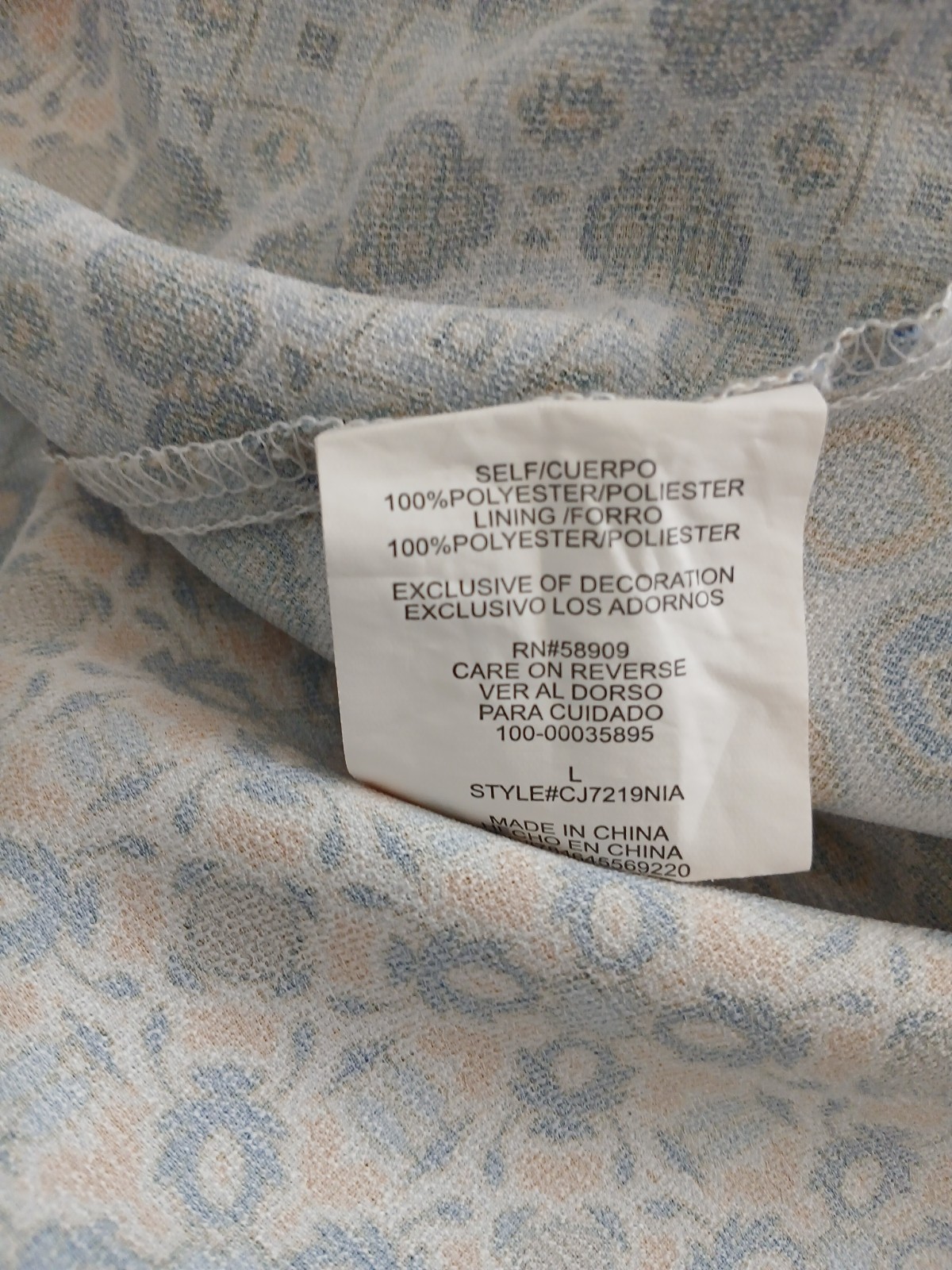 Copper Key Fun Geometric Pattern  Multi-Colored T… - image 5