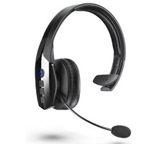   Trucker Bluetooth 5.3 Wireless Headset With Noise Cancelling Mic For Phones PC