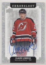 2018 Upper Deck Chronology Franchise History Claude Lemieux #FH-NJ-CL Auto 07pz