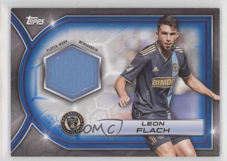 2023 Topps MLS Relics Blue 141/199 Leon Flach #R-LF 0nr3