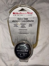 KitchenAid Cook's Series Digital Timer Black Chrome KAT150B Duration 9 hr 59