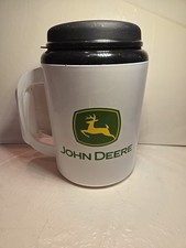 John Deere Insulated Travel Cup Mug Licensed Thermo Serv Wide Mouth  USA