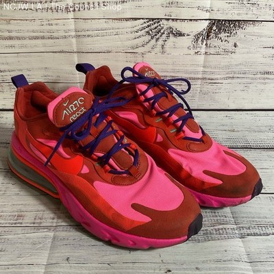 nike air max 270 react women's orange