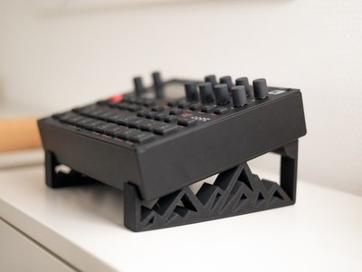 Desk Stand for Elektron Syntakt Digitakt Digitone   Elevated Angled Mount