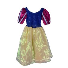 Disney Store Snow White Costume Girls Size 8 10 Princess Dress Halloween Vintage
