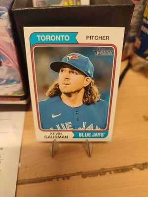 KEVIN GAUSMAN TORONTO BLUE JAYS 2023 TOPPS HERITAGE BASEBALL CARD #255