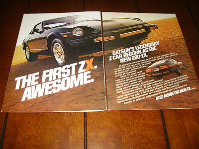 1979 DATSUN 280ZX ORIGINAL 2 PAGE AD | eBay