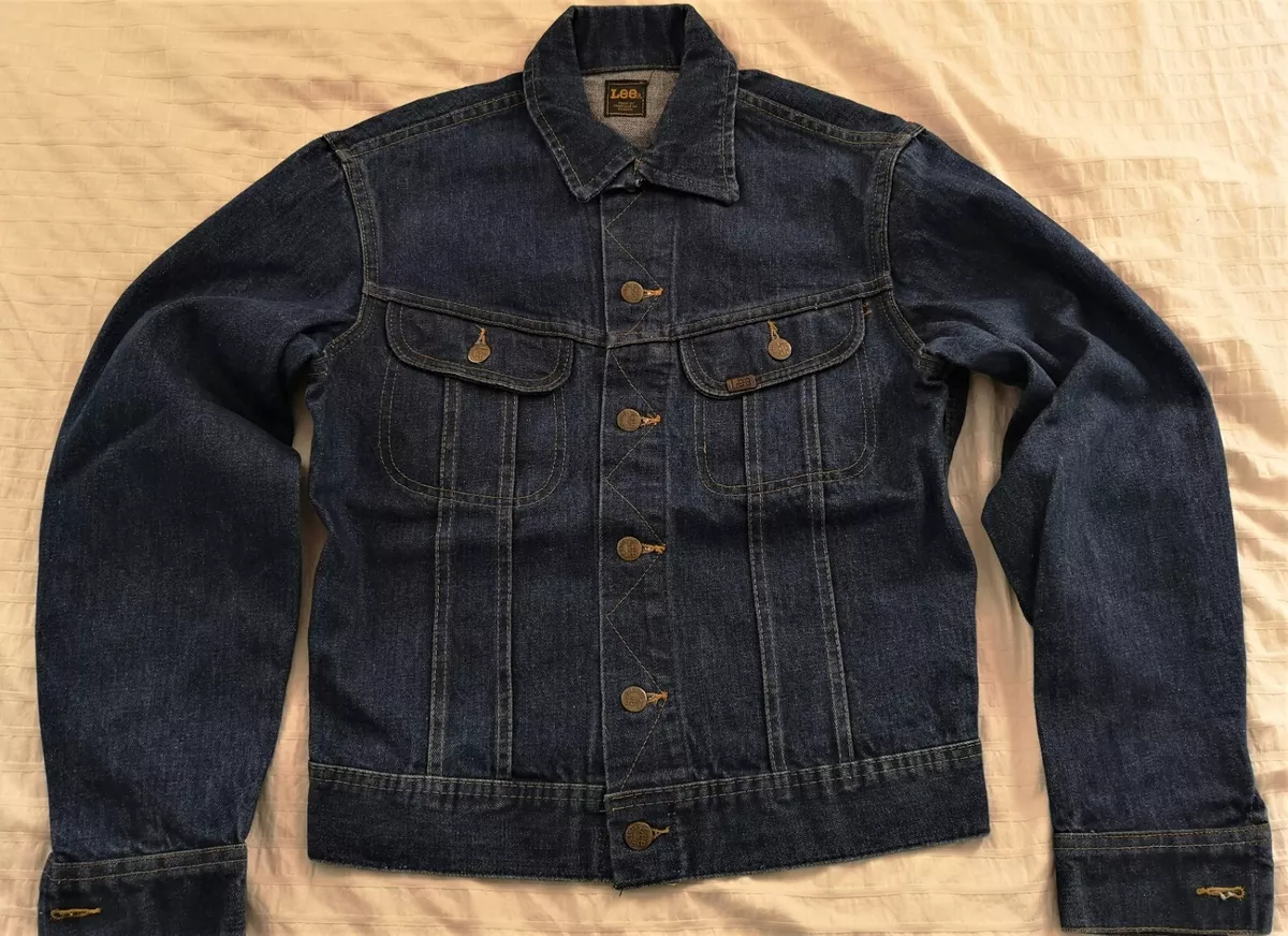 70s Lee 101j Size44 Old Denim Jacket-