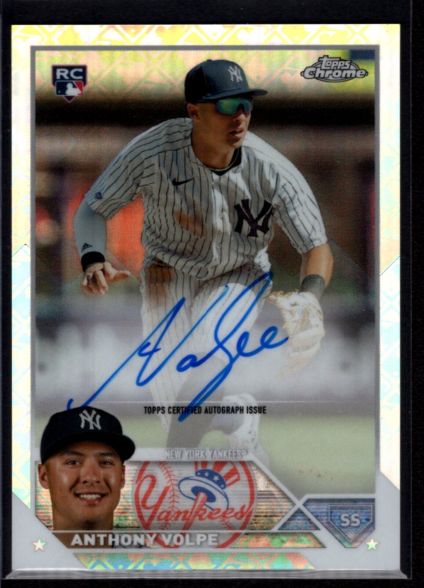 1枚限定！Anthony Volpe Auto 2022 Leaf Metal