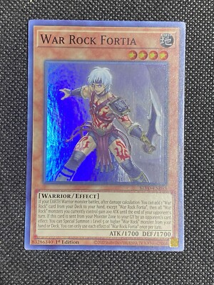 YuGiOh! - War Rock Fortia BLVO-EN093 Super Rare 1st Edition Near Mint | eBay