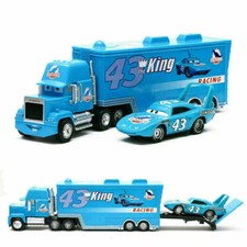 2Stück Disney Pixar Wagen No.43 The King Container LKW+Wagen Spielzeugauto new