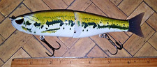 #C Mean Eye BASS Jointed Swim Bait 7 inches 2.1 oz. Has Rattles  CCL Packaged!