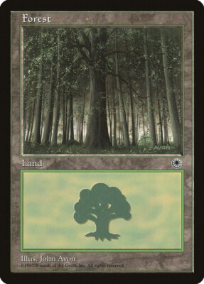 20 Basic Land - SAME ART - Forest - Portal - MP-NM - Magic MTG FTG