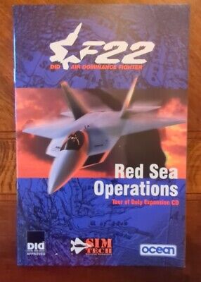 New Vtg 1997 F22 DID Air Dominance Fighter PC Flight Sim New Vtg 1997 F22 DID Air Dominance Fighter PC Flight Sim