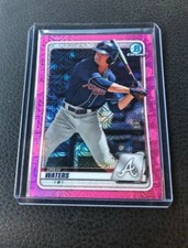 Drew Waters 2020 Bowman Chrome Prospects Pink Mojo Refractor 089/199 