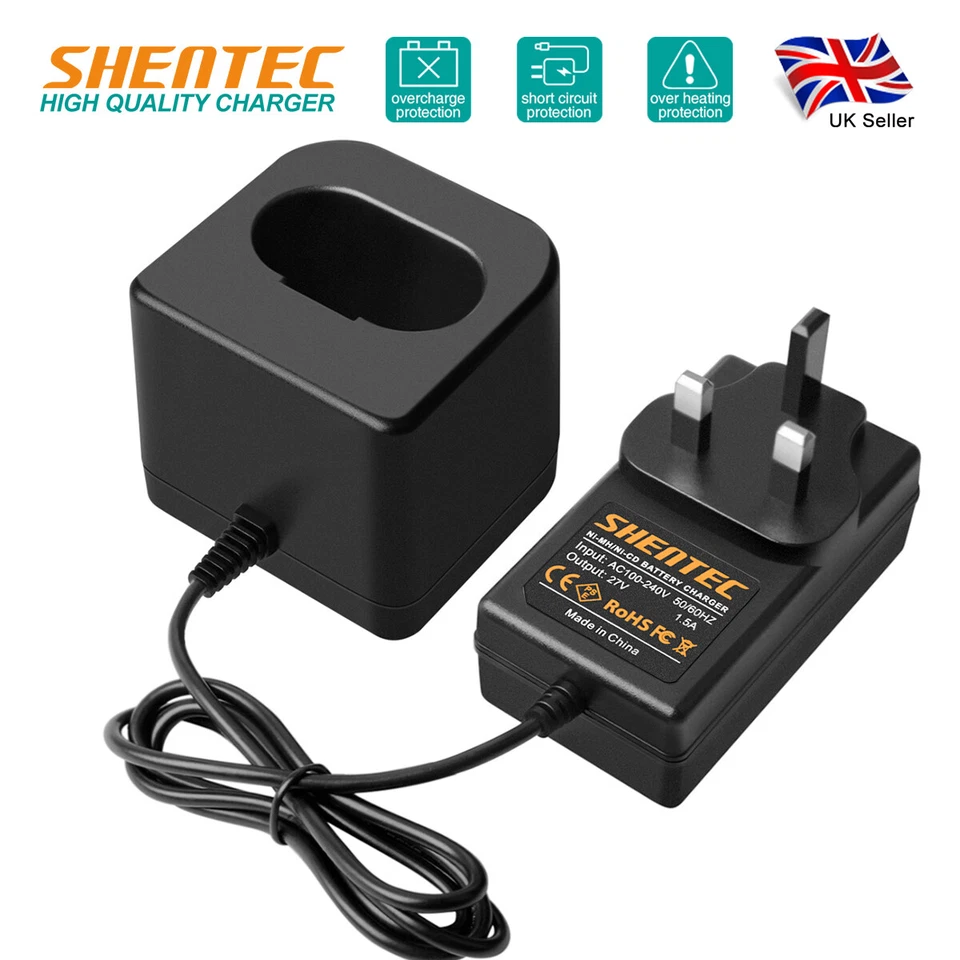 SHENTEC Battery Charger For Paslode 6V Ni-MH/CD 900400 404717 902200 404400 IM250 IM-350