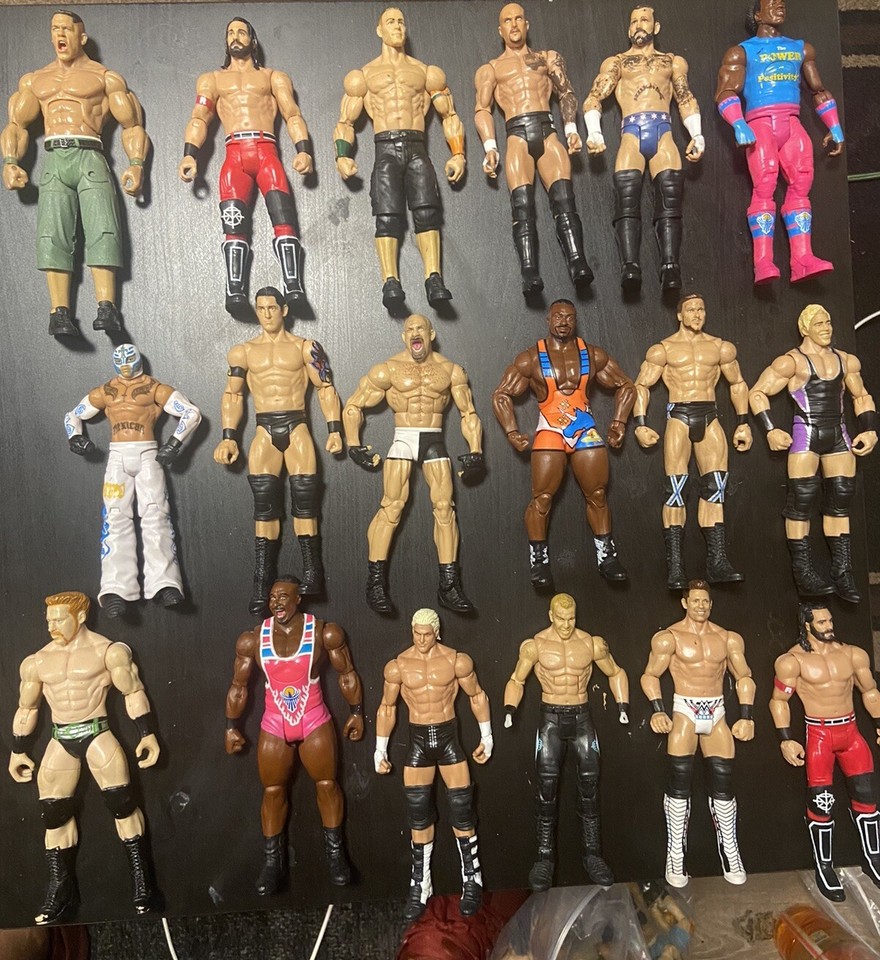 WWE wrestlers action figures lot eBay